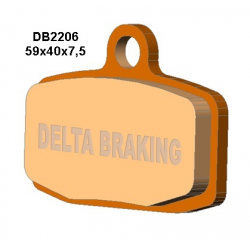 DELTA BRAKING KLOCKI HAMULCOWE KH612 KTM SX85 `12-20 PRZÓD - ZASTĘPUJĄ DB2206MX-N ORAZ DB2206QD-N